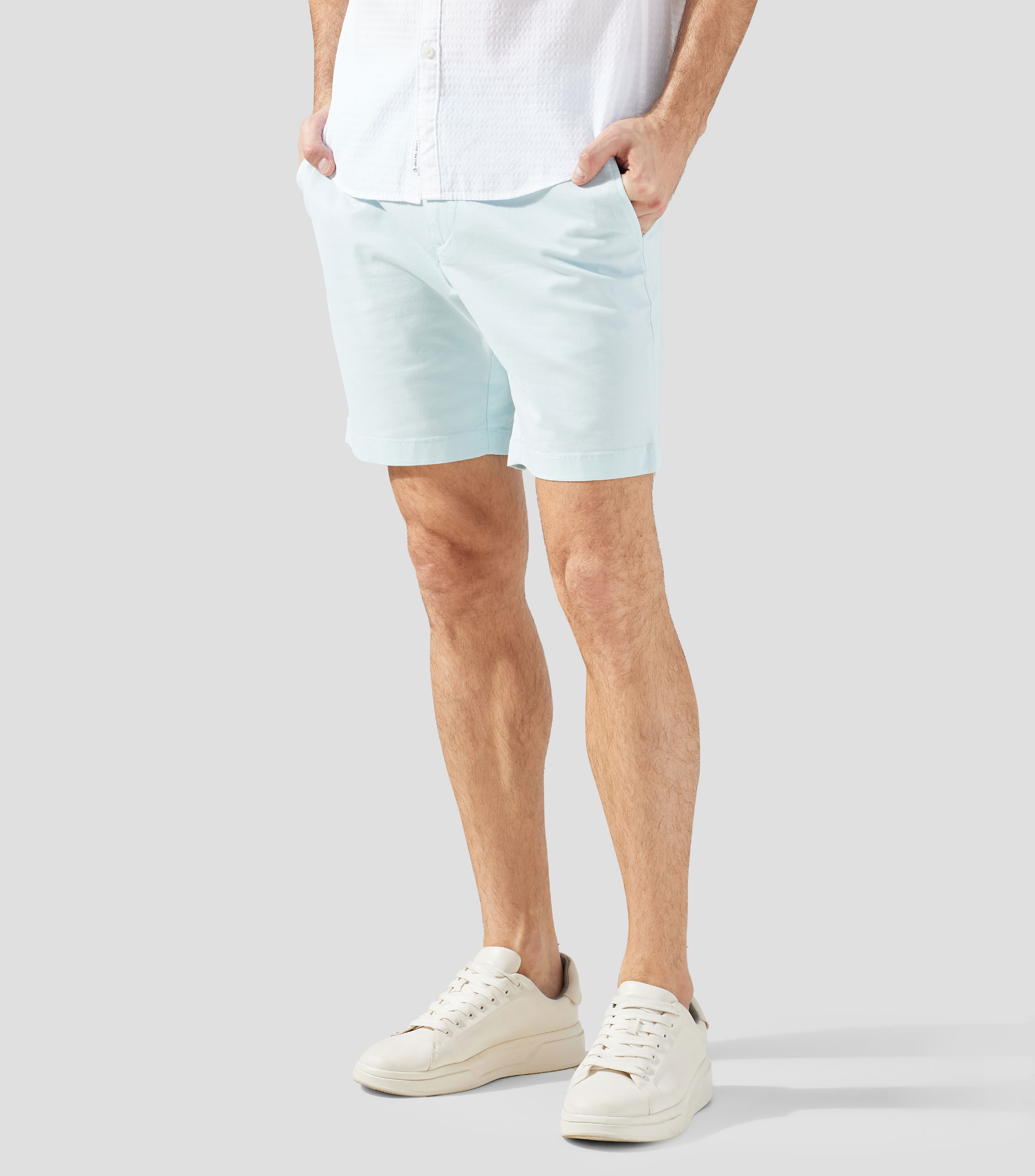 Short chino liso Hombre